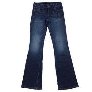 Edyson Mayfare Bootcut Jeans Mid Rise Denim Blue Dark Wash Women's 26 S 27x31.5